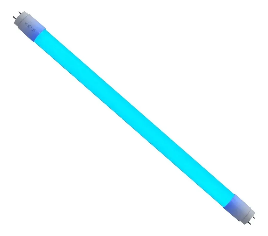 Lâmpada Tubular Led T8 18w Azul 1,20 Metros Azul | 127/220V