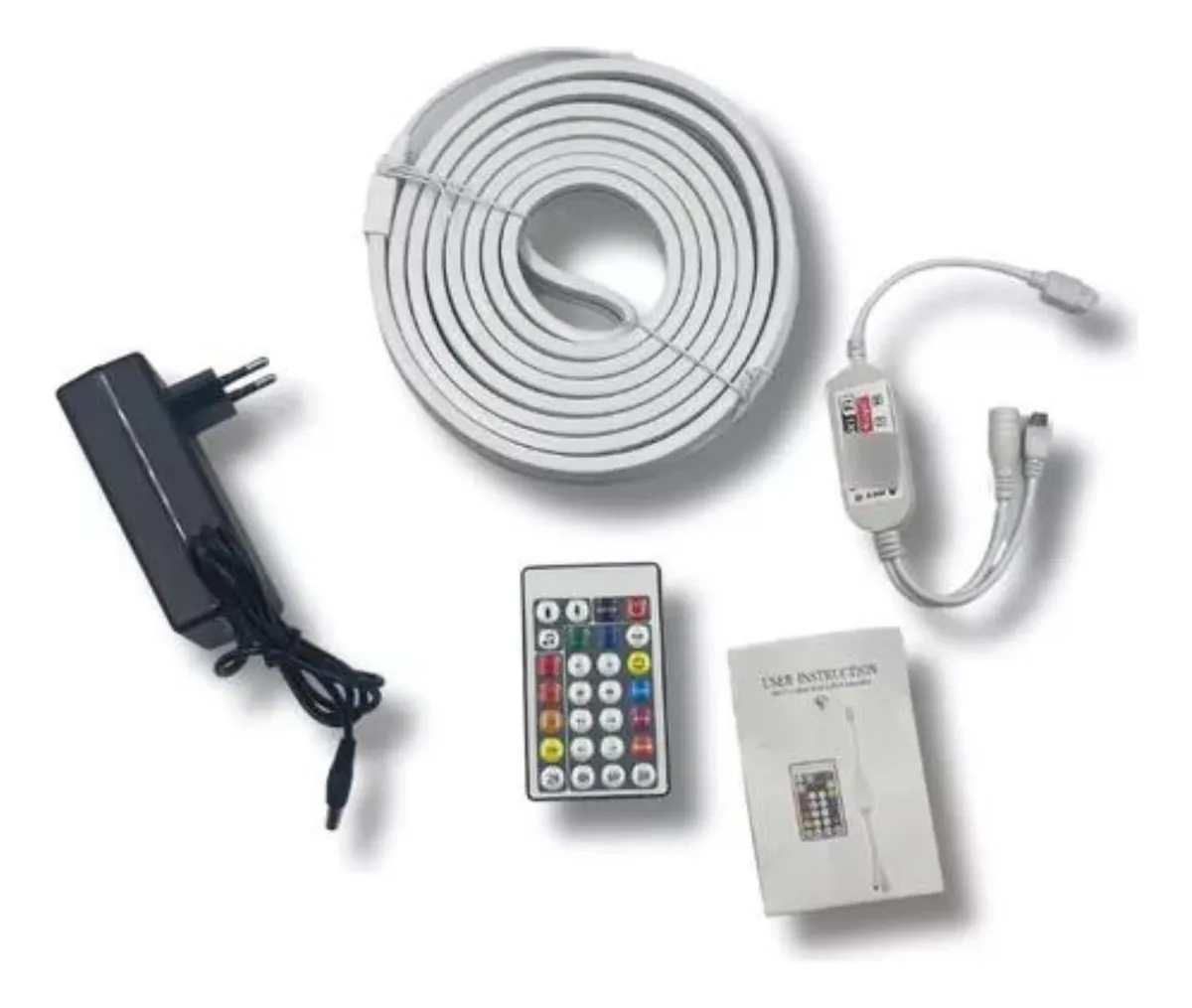 Mangueira Neon Digital C/ Fonte E Controladora Alexa